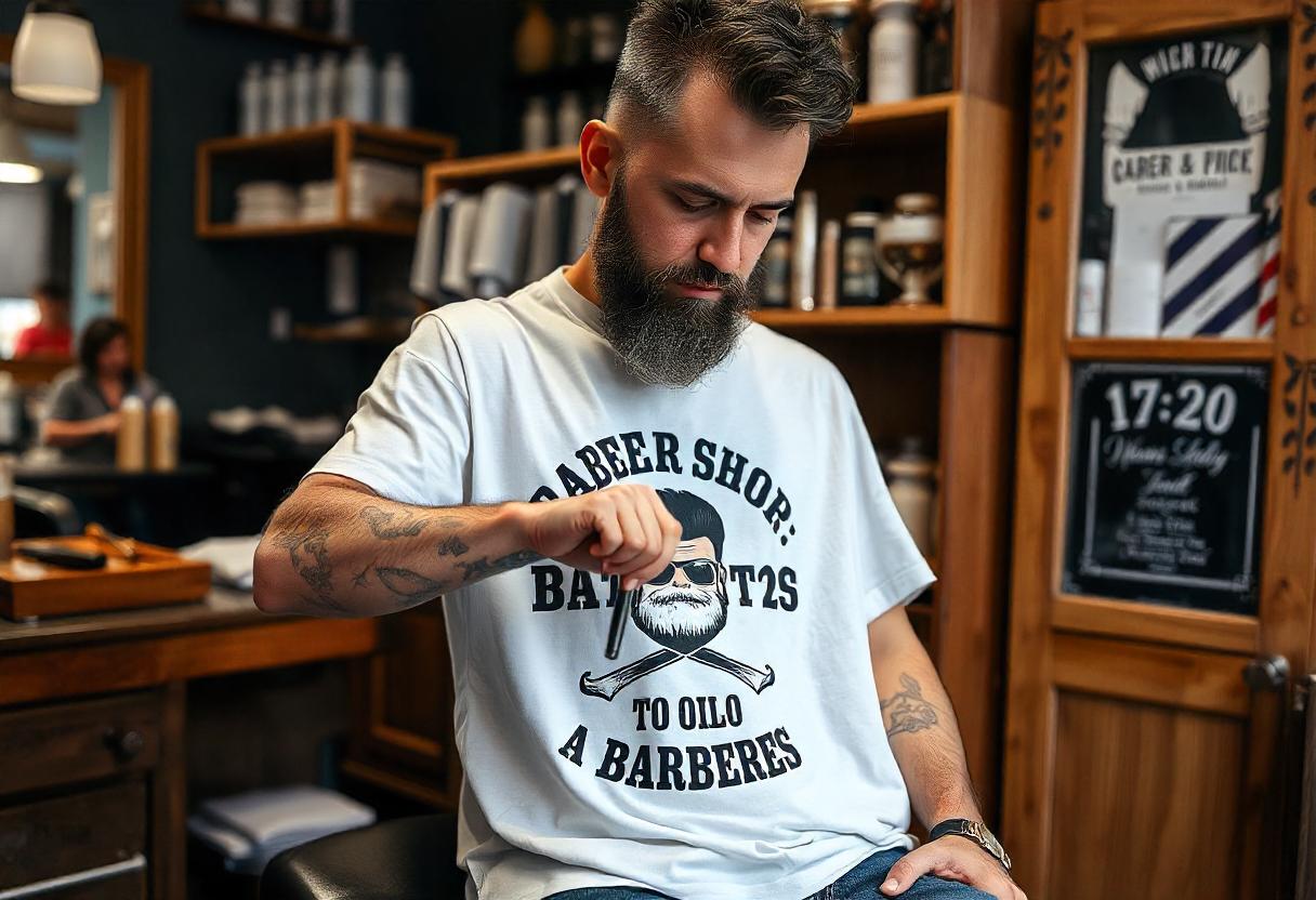 magliette per barber-shop-tshirt-personalizzate